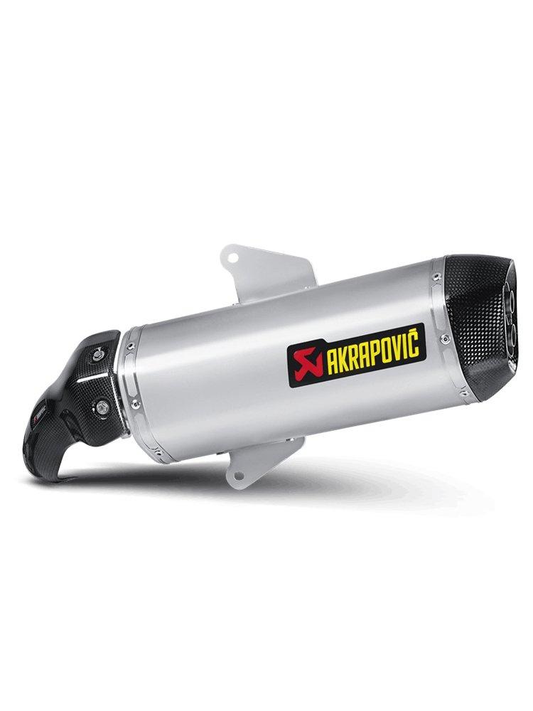 Глушник Akrapovic для Aprillia SRV 850 [12-16] [Slip-On Line, Satinless Steel]