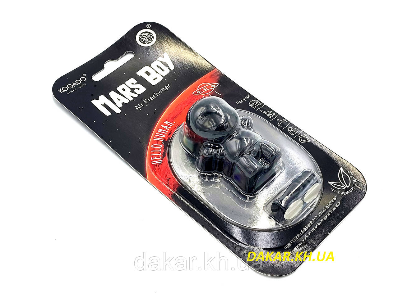 Black Ice Mars Boy Ароматизатор для авто Kogado Чорний лід