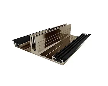 Алюмінієвий профіль База 55, без покриття (6.1 м) Коричневий, 50