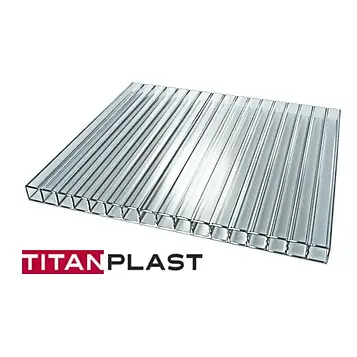 Полікарбонат стільниковий 4 мм прозорий TitanPlast T10