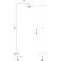 Душевая система Globus Lux SICILIA VAN-SBQ-SH-02-304