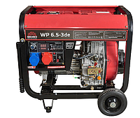 Дизельный генератор 7 кВт VITALS WP 6.5-3DE, мощный 4-тактный трехфазный генератор электрический стартер