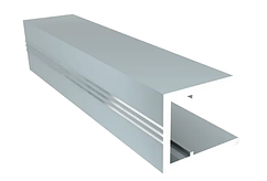 Алюмінієвий торцевий профіль АПТ — 16 мм, без покриття (4.2м)