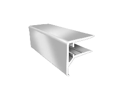 Алюминиевый торцевой профиль F-образный АПТФ