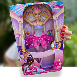 Barbie барбі дримтопія балерину Dreamtopia Twinkle Lights Posable Ballerina HLC25