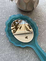 Полотно 94*69 мм акрилове дзеркальне для дзеркала кишенькового без ручки для епоксидної смоли