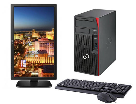 ПК+Монітор Fujitsu Esprimo P557 MT/ i5-6400/ 4GB RAM/ 500GB HDD/ HD 530/ 1W+LG 24MB37PM 24" 1920x1080 DVI, VGA, Audio, фото 1