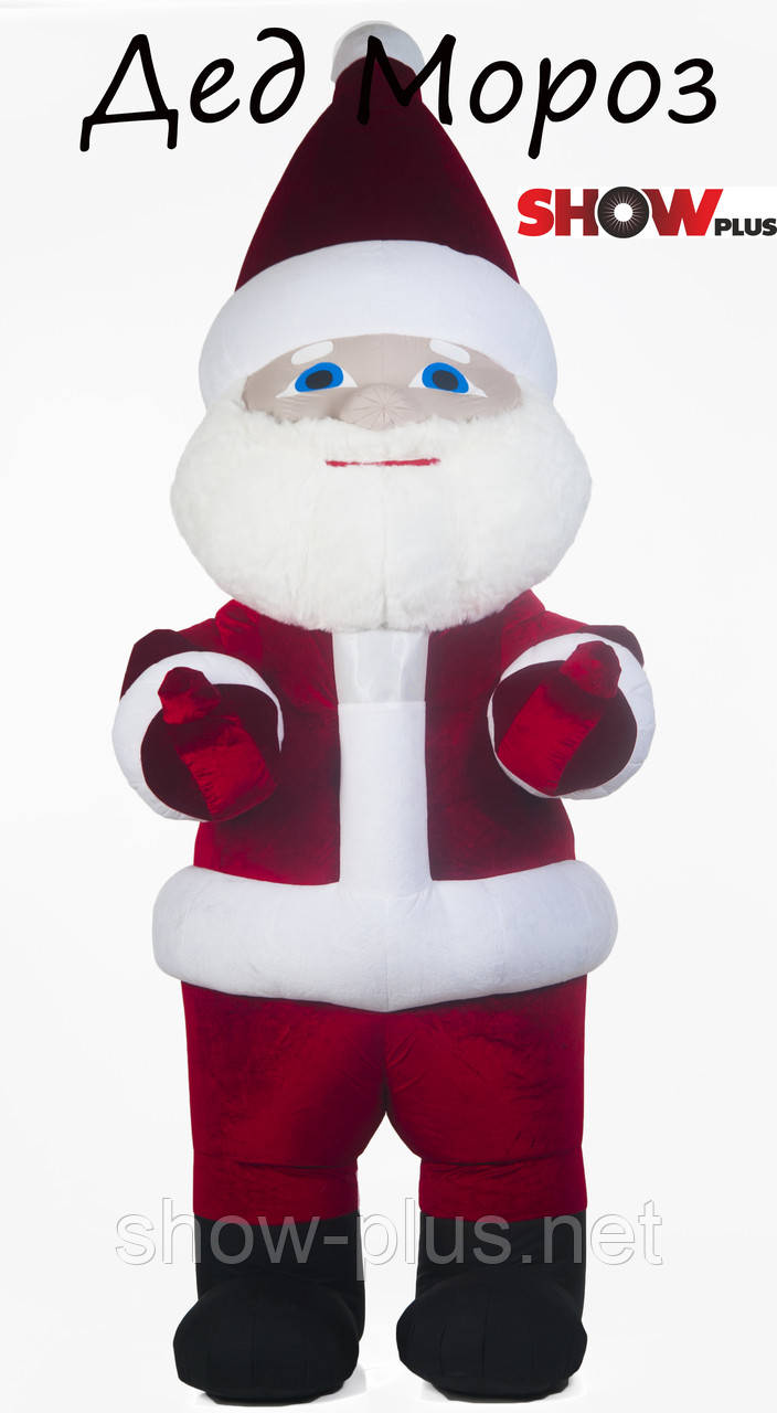 Надувной костюм (пневмокостюм, пневморобот) Дед Мороз - фото 1 - id-p16085900