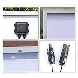 Портативна сонячна панель 100W-18M на монокристалічної панелі зі скляним ламінованим покриттям, фото 5