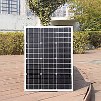 Портативна сонячна панель 100W-18M на монокристалічної панелі зі скляним ламінованим покриттям