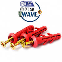 Дюбель швидкого монтажу 6х35 гриб з ударним шурупом 3,5х35 уп. 100 шт