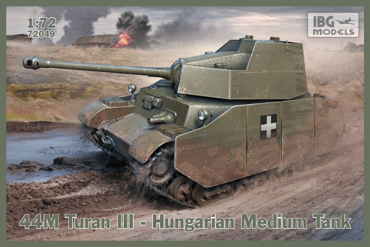 Пластикова модель 1/72 IBG 72049 Угорський легкий танк 44М Turan III