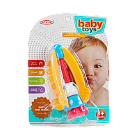 Детская погремушка с прорезывателем Ракета Baby toys