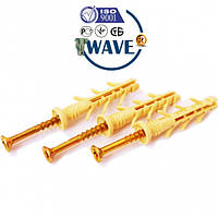 Дюбель швидкого монтажу 6х40 потай з ударним шурупом 3,5х40 уп. 100 шт