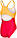 Купальник для дівчат Aqua Speed ​​POLA 8614 жовтий, червоний, помаранчевий дит 152см, фото 2