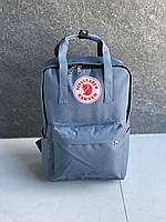 Рюкзак текстильный сумка- рюкзак городской повседневный серый молодежный Kanken
