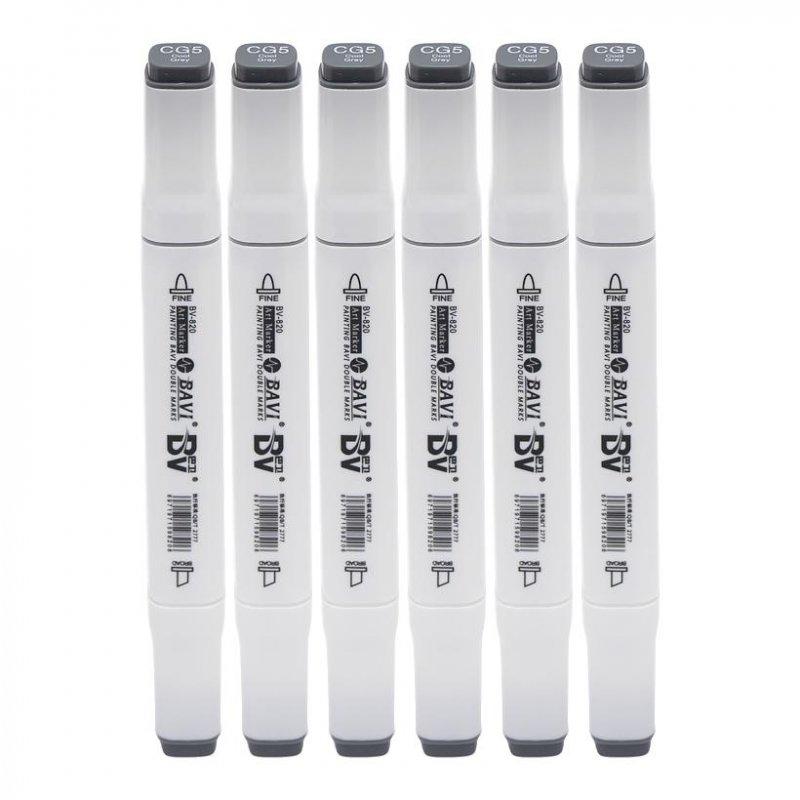 Скетч-маркер двосторонній на спиртовій основі, ціна за 10 шт. CG5(112122) G-Rich, фото 1