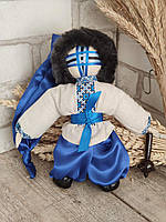 Лялька мотанка хлопчик Козачок, ляльки мотанки ручна робота, лялька мотанка, 23 см