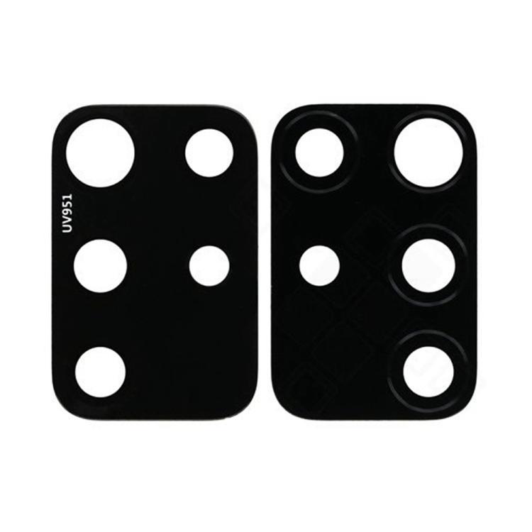 Скло камери для телефону Samsung A515 Galaxy A51, чорне