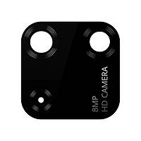 Скло камери для телефону Huawei Y5P 2020, чорне