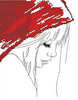 Флізелін водорозчинний пришивний з малюнком: Веронія