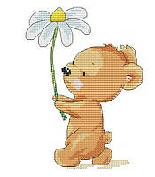 Флізелін водорозчинний пришивний з малюнком: Вітаю