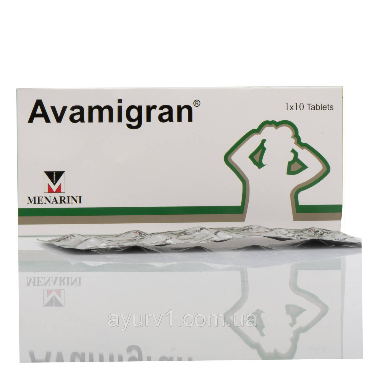 Авамігран - мігрень, Avamigran, Menarini, 10tab
