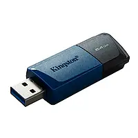 Флеш-накопитель USB3.2 64GB Kingston DataTraveler Exodia M Black/Blue (DTXM/64GB)