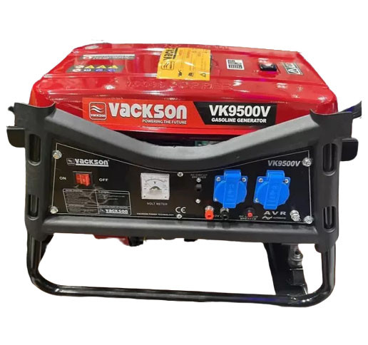 Бензиновий генератор час роботи 8 годин Vackson 3 кВт AVR з мідною обмоткою та електростартером, фото 1