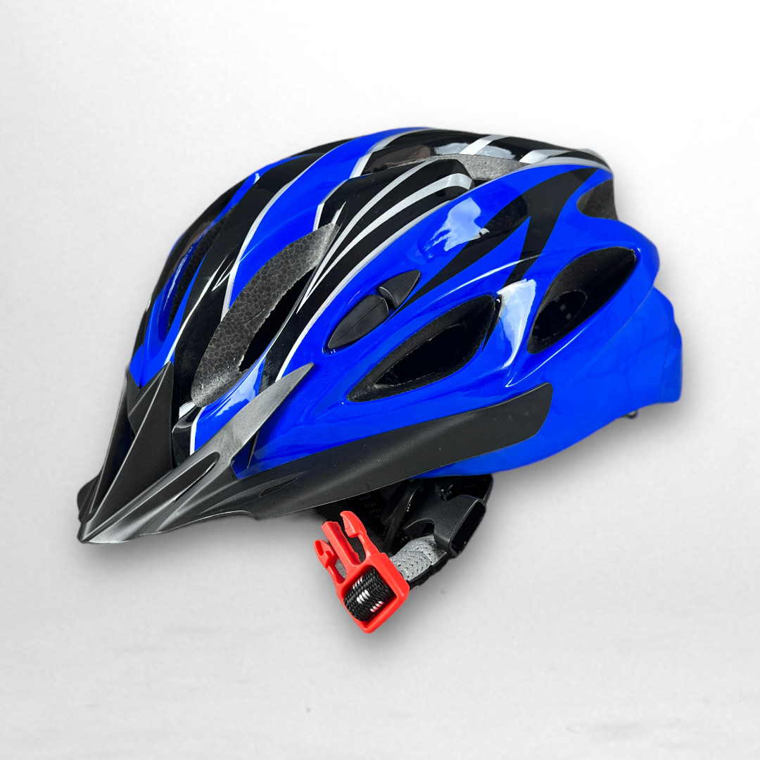 Шолом велосипедний синій, легкий, 57-59 см, Новий