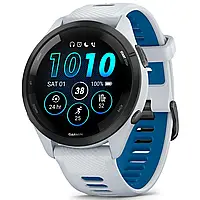 Спортивные часы GARMIN Forerunner 265 Black Bezel with Whitestone Case and Whitestone/Tidal Blue Sil