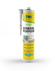 Герметик силіконовий TKK TEKASIL GENERAL сірий 280 ml