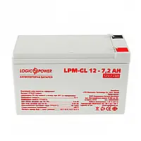 Аккумуляторная батарея LogicPower 12V 7.2AH GEL (LPM-GL 12 - 7.2 AH)