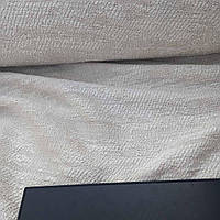 Льняная декоративная жаккардовая ткань (шир.305 см)