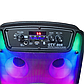 Портативна акустична система + мікрофон Winso OTY808-8"x1 дюйми 10 W Bluetooth колонка з RGB + Пульт AGR, фото 2