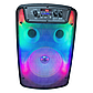Портативна акустична система + мікрофон Winso OTY808-8"x1 дюйми 10 W Bluetooth колонка з RGB + Пульт AGR, фото 3