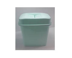 Відро для сміття з подвійною криш. 5л Zambak 426, світло-сірий