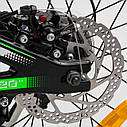 Дитячий спортивний велосипед зелений Corso 20" магнієва рама 11 дюймів 7-швидкісний від 5 років зріст від 115 см, фото 9
