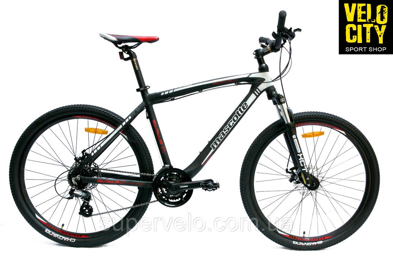 Велосипед гірський Fort Status 27.5" чорно-білий, фото 1