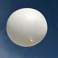 Гигантский Воздушный Шар Latex Balloon 48 дюймов 120 см Белый (00839)