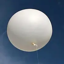 Гігантська Повітряна Куля Latex Balloon 48 дюймів 120 см Білий (00839)