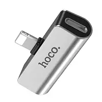 Переходник Hoco LS25 Lightning (тато) - 3.5mm mini jack (мама)