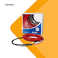 Нагрівальний кабель у стяжку DEVIflexTM 18T - 935Вт (52м) 5,2м2 - 6,5м2, кабель - під плитку, тепла підлога