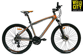 Велосипед гірський Fort Status 27.5" 2023 сіро-помаранчевий