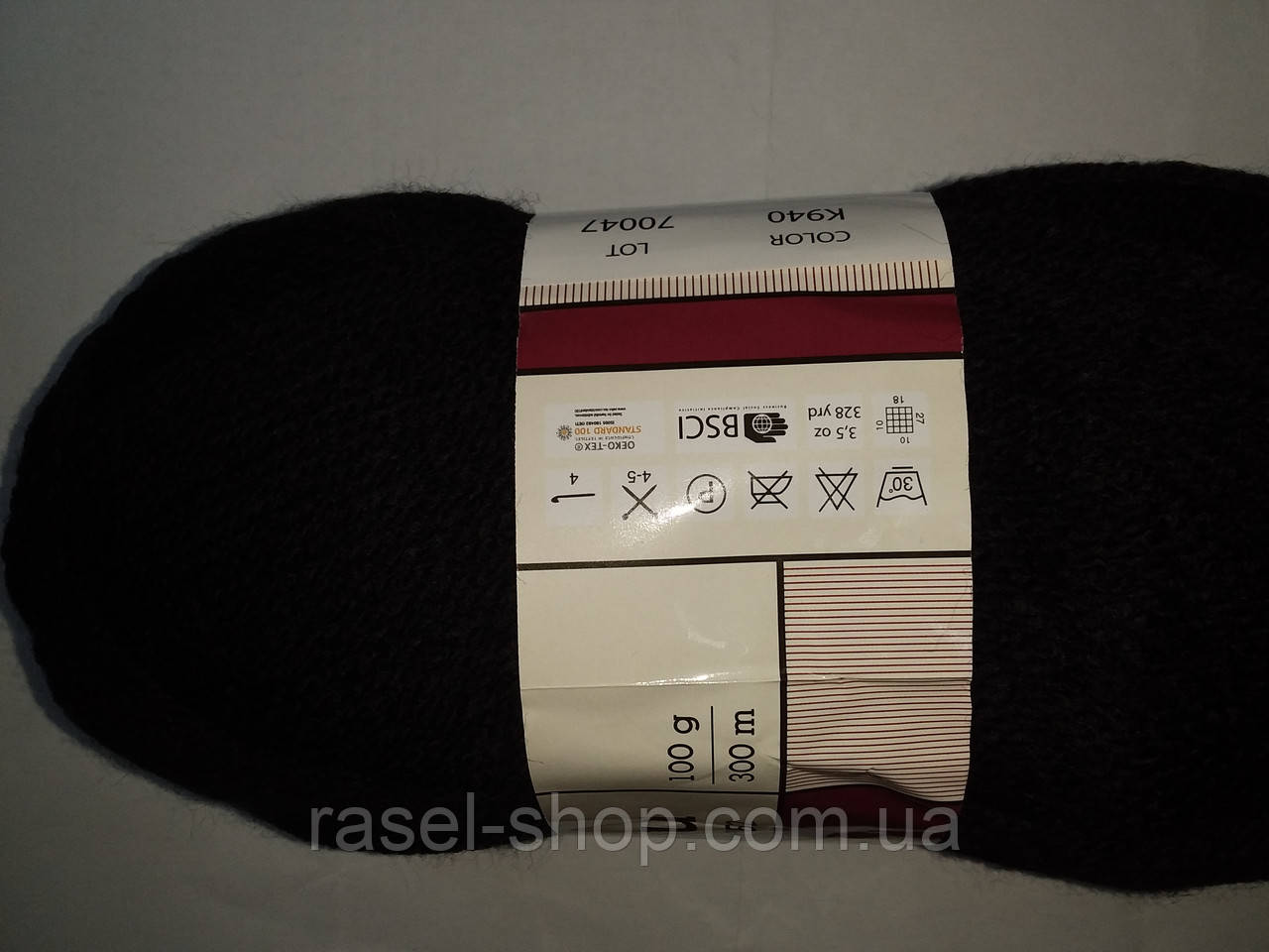 Акрил Gonga 300метровий цвет черний, фото 1