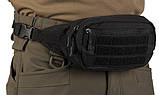 Поясна сумка Mil-Tec Fanny Pack Molle Black 13512502, фото 3