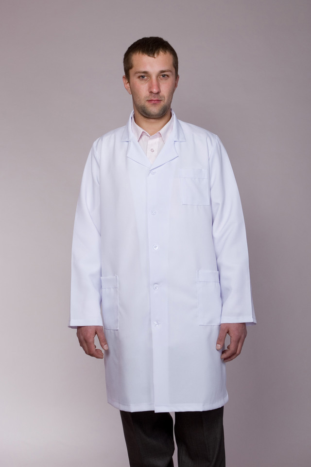 Мужские медицинские халаты оптом и в розницу по безналу - фото 1 - id-p332025945