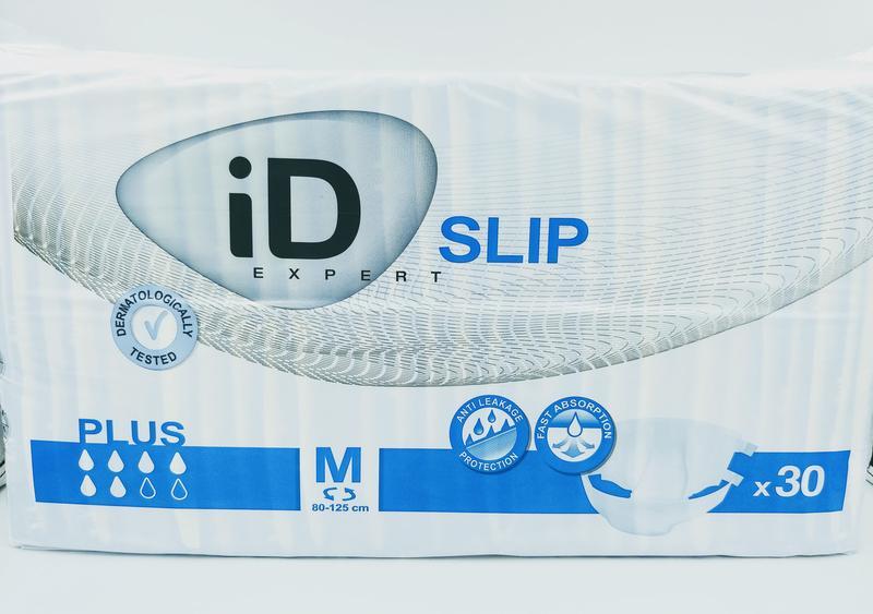 Підгузки для дорослих ID SLIP Plus M №30 (80-125 см.) недихаючі