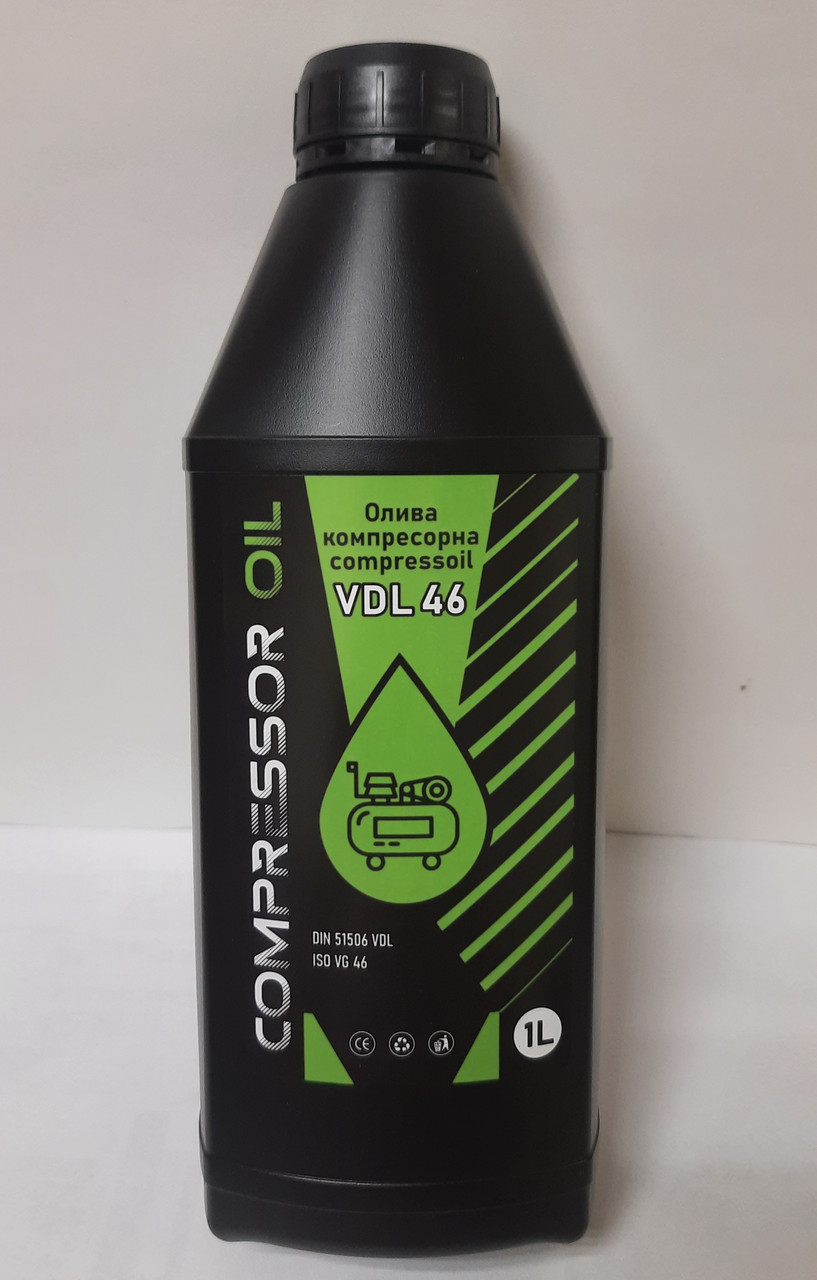 Олія COMPRESSOIL VDL-46 кан. 1л. компресорна