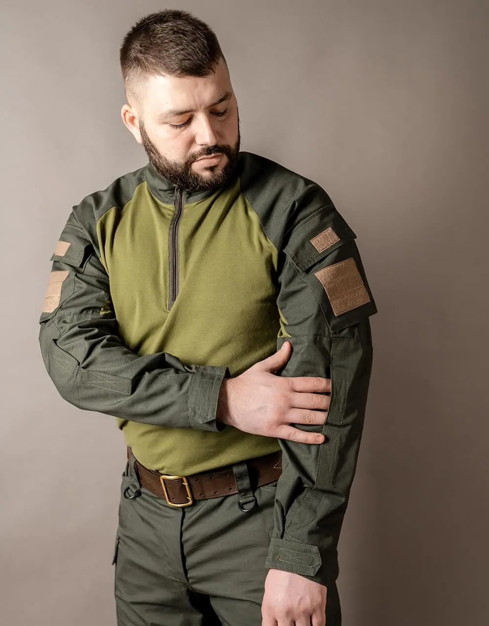 Убакс сорочка бойова армійська для ЗСУ MILIGUS олива Кофта ubacs olive тактична військова розмір M